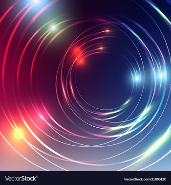 Geometric technology background with gear shape vector image