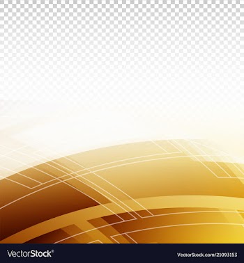 Geometric technology background with gear shape vector image