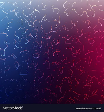 Geometric technology background with gear shape vector image