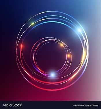 Geometric technology background with gear shape vector image