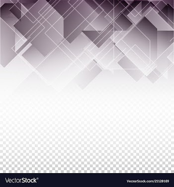 Geometric technology background with gear shape vector image
