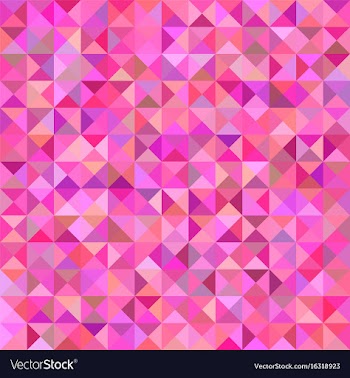 Geometric triangle mosaic pattern background vector image