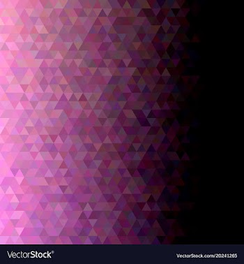Geometric triangle tile pattern background vector image