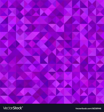 Geometric triangle tiled mosaic pattern vector image