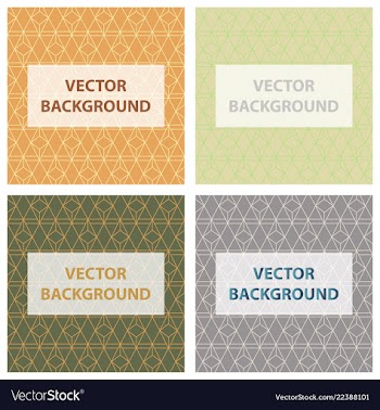 Geometric waves seamless pattern light collection vector image