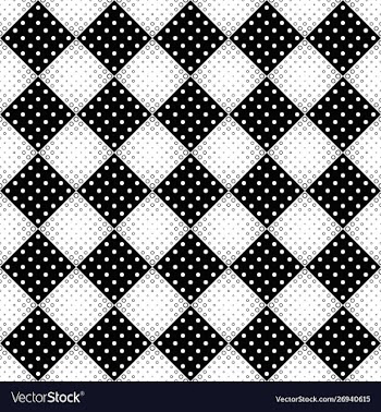 Geometrical abstract black and white circle vector image