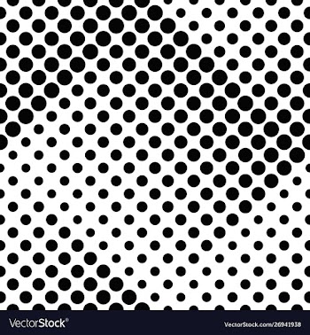 Geometrical abstract black and white circle vector image