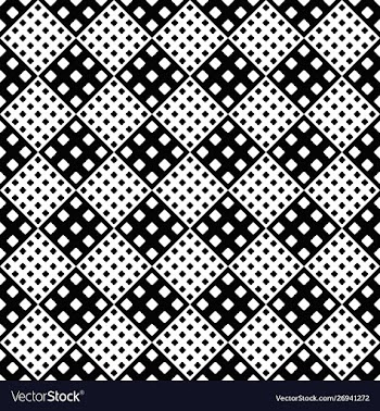 Geometrical abstract black and white square vector image