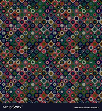 Geometrical abstract circle mosaic pattern vector image