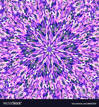 Geometrical abstract circular burst pattern vector image