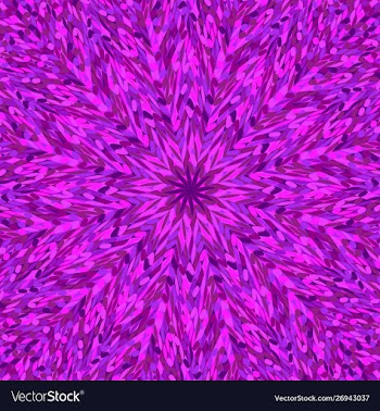 Geometrical abstract circular tile mosaic flower vector image