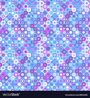 Geometrical abstract colorful circle mosaic vector image