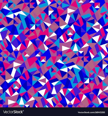 Geometrical abstract colorful mosaic triangle vector image
