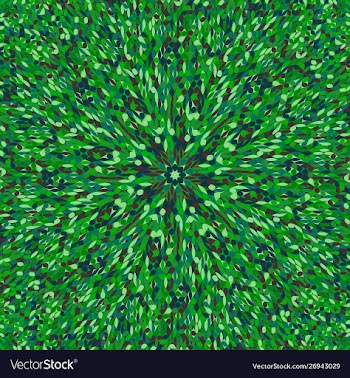 Geometrical abstract dynamic circular tiled vector image