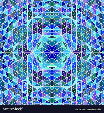 Geometrical abstract dynamic radial triangle vector image