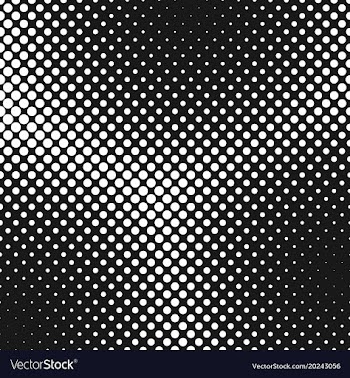 Geometrical abstract halftone circle pattern vector image