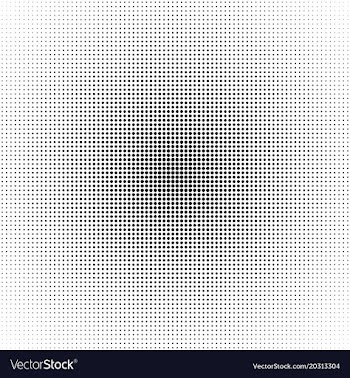 Geometrical abstract halftone circle pattern vector image