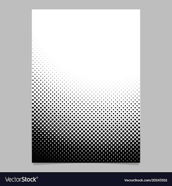 Geometrical abstract halftone dot pattern vector image