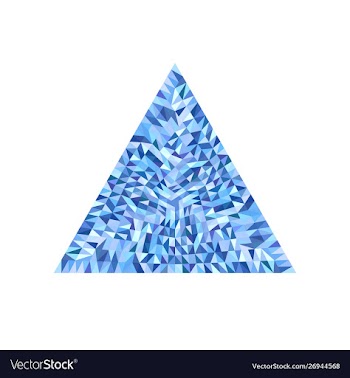 Geometrical abstract isolated tiled mosaic vector image
