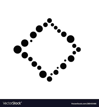 Geometrical abstract minimal monochrome circle vector image