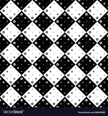 Geometrical abstract monochrome circle pattern vector image