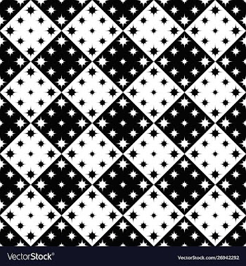 Geometrical abstract monochrome curved star vector image