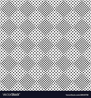 Geometrical abstract monochrome retro dot pattern vector image