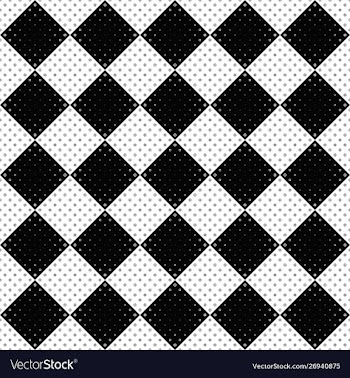 Geometrical abstract monochrome seamless ring vector image