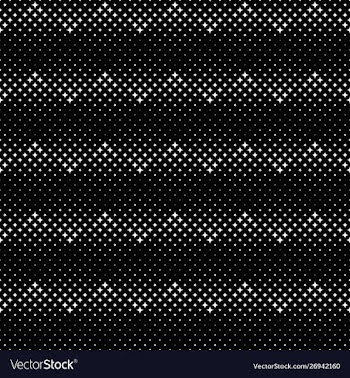 Geometrical abstract monochrome star pattern vector image