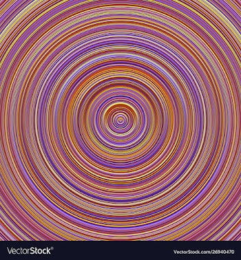 Geometrical abstract multicolor gradient circle vector image