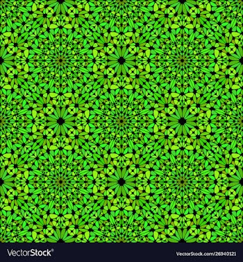 Geometrical abstract oriental gravel pattern vector image