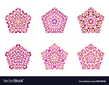 Geometrical abstract ornate gemstone ornament vector image