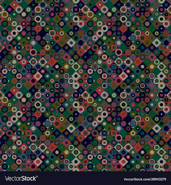 Geometrical abstract seamless circle pattern vector image