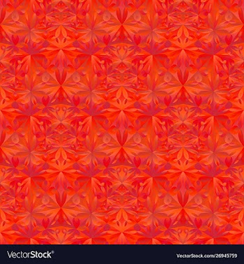 Geometrical abstract seamless floral triangle vector image