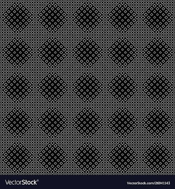 Geometrical abstract seamless square pattern vector image