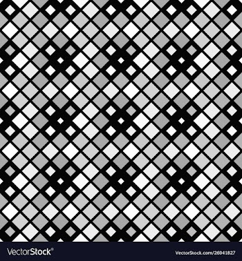 Geometrical abstract seamless square pattern vector image