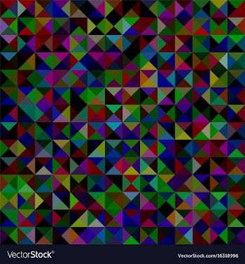Geometrical abstract triangle mosaic pattern vector image