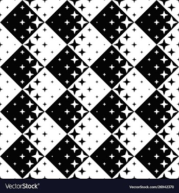 Geometrical black and white abstract seamless vector image