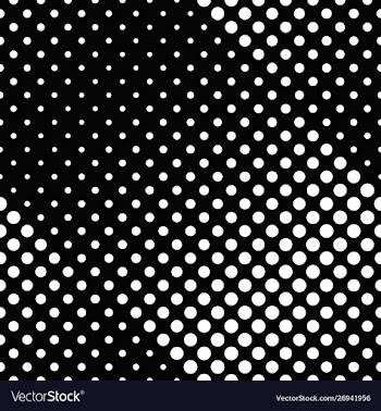 Geometrical black and white circle pattern vector image