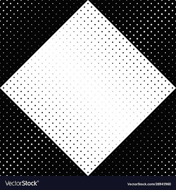 Geometrical black and white circle pattern vector image