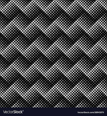 Geometrical black and white square pattern vector image