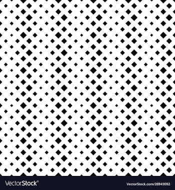 Geometrical black and white square pattern vector image