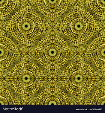 Geometrical bohemian golden mandala flower vector image