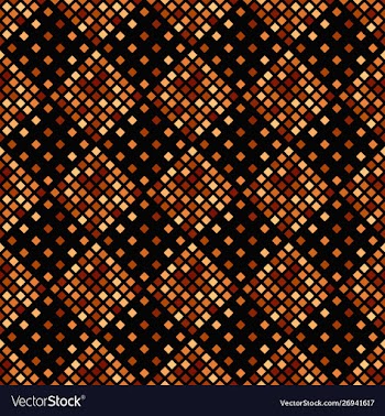Geometrical brown seamless square pattern vector image