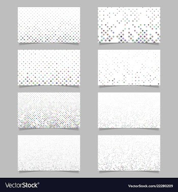 Geometrical card background set - template designs vector image