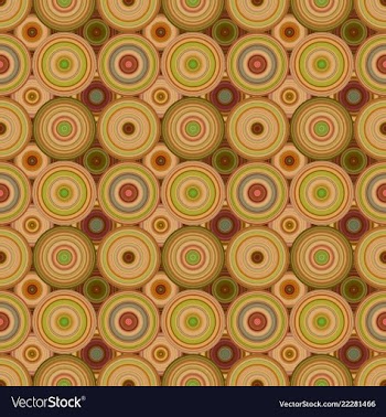 Geometrical circle mosaic pattern background vector image