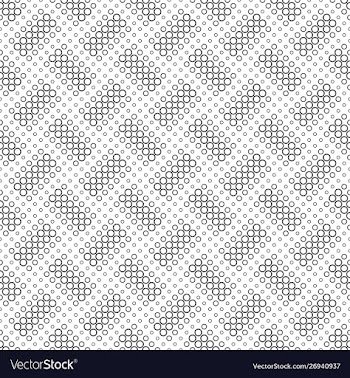 Geometrical circle pattern background - abstract vector image