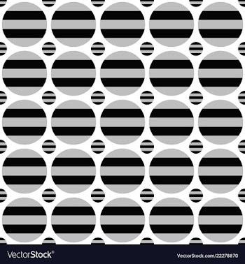 Geometrical circle pattern background design vector image