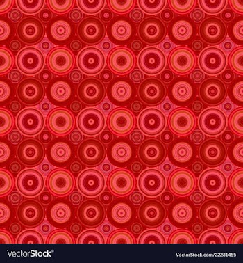 Geometrical circle pattern background - seamless vector image