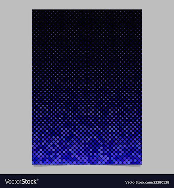 Geometrical circle pattern page template vector image